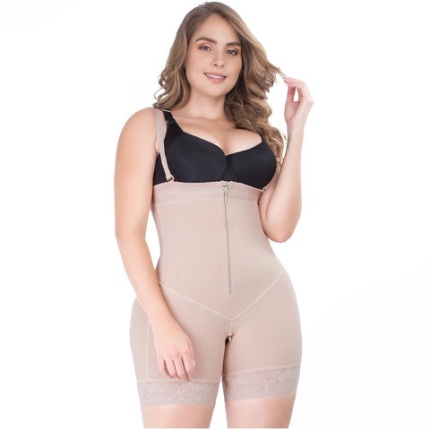 UpLady 6184  | Butt Lifting Shapewear Bodysuit with Wide Hips | Powernet