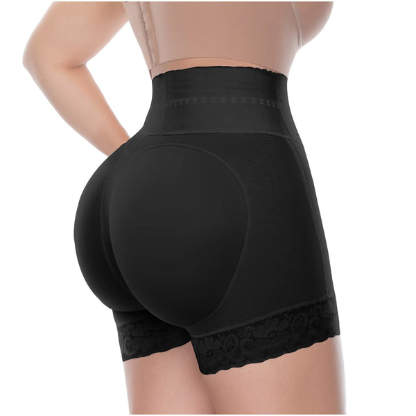 UpLady 6198 | Butt Lifter Tummy Control High Waisted Mid Thigh Shaper Shorts | Powernet