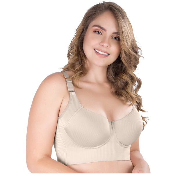 UpLady 8546 | Extra Firm Control Full Cup Bra with Side Support | Powernet | 8542