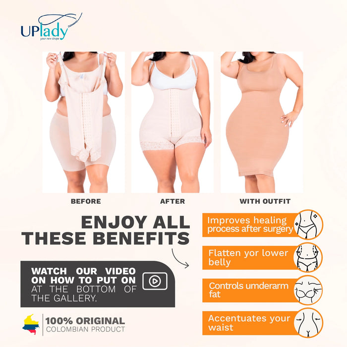 UpLady 6153 | Butt Lifting Shapewear Bodysuit for Daily Use | Powernet