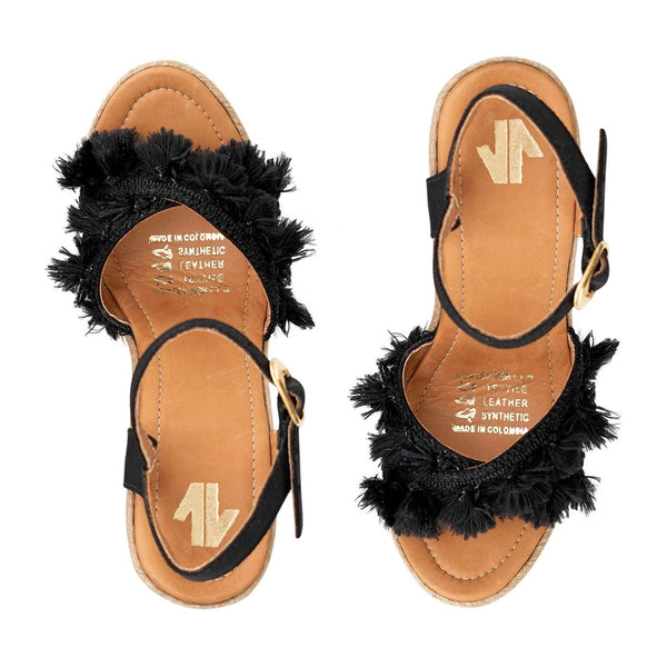 Silvia Cobos Cha Cha Espadrille Criss Cross Black - Pal Negocio