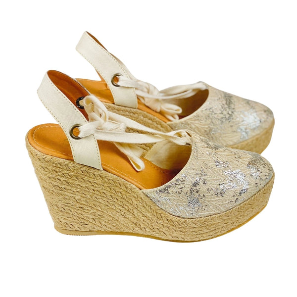 Silvia Cobos Samba Espadrille Pipa Silver