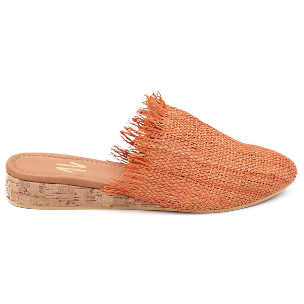 Silvia Cobos Lorica Flat Mules Orange - Pal Negocio