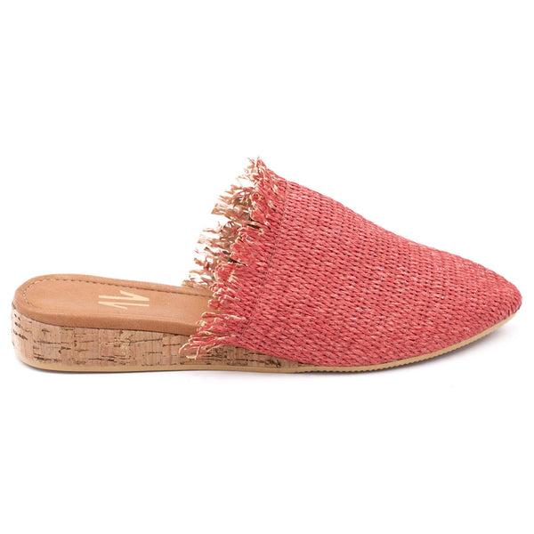 Silvia Cobos Lorica Flat Mules Red - Pal Negocio