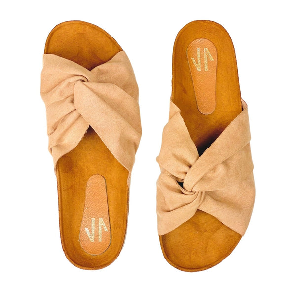 Silvia Cobos HOME Flat Sandals Nude