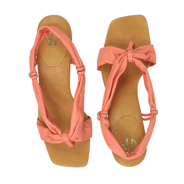 Silvia Cobos Wonder Kitten Hill Salmon Sandals