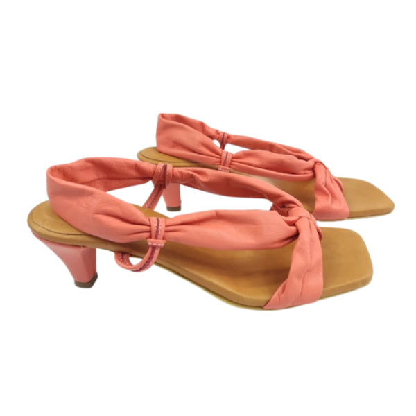 Silvia Cobos Wonder Kitten Hill Salmon Sandals