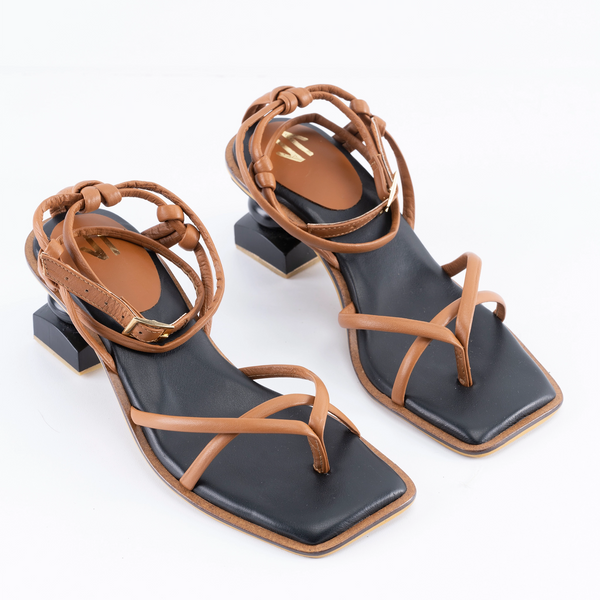 Silvia Cobos Lorna Wood Heel Brown