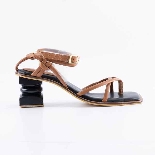 Silvia Cobos Lorna Wood Heel Brown