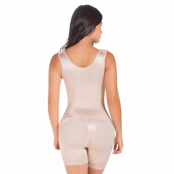 Fajas MariaE FU111 | Fajas Colombianas Postpartum & Post Surgery Stage 1 Open Bust Shapewear Bodysuit | Triconet